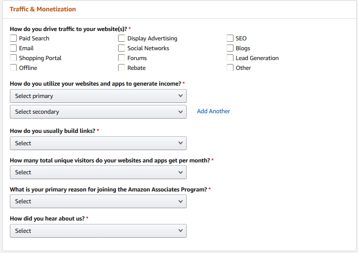 amazon affiliate