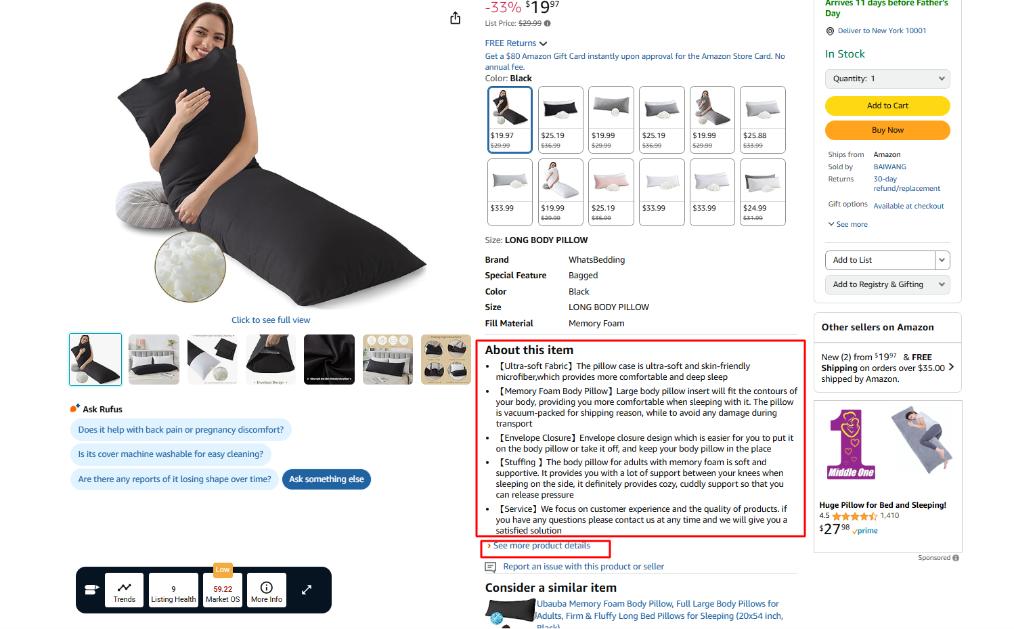 Amazon SEO practices