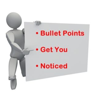 Amazon bullet points