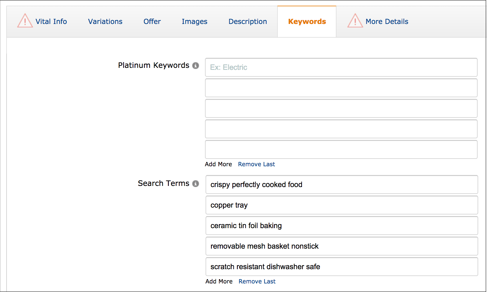 Amazon Backend Search Terms Best Exmples