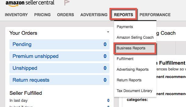 amazon business reports