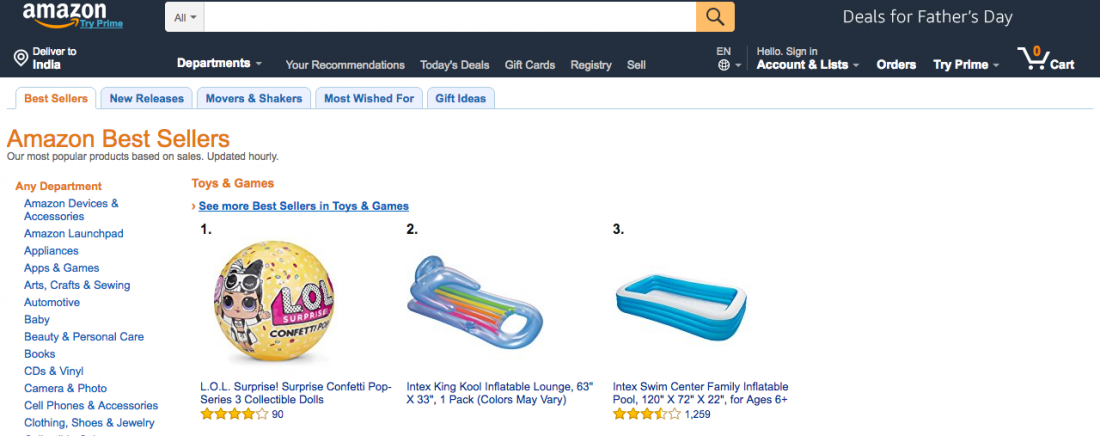 amazon top selling games