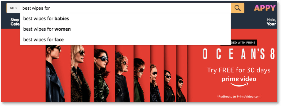amazon auto suggest keywords