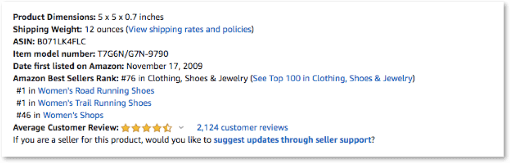 amazon product description