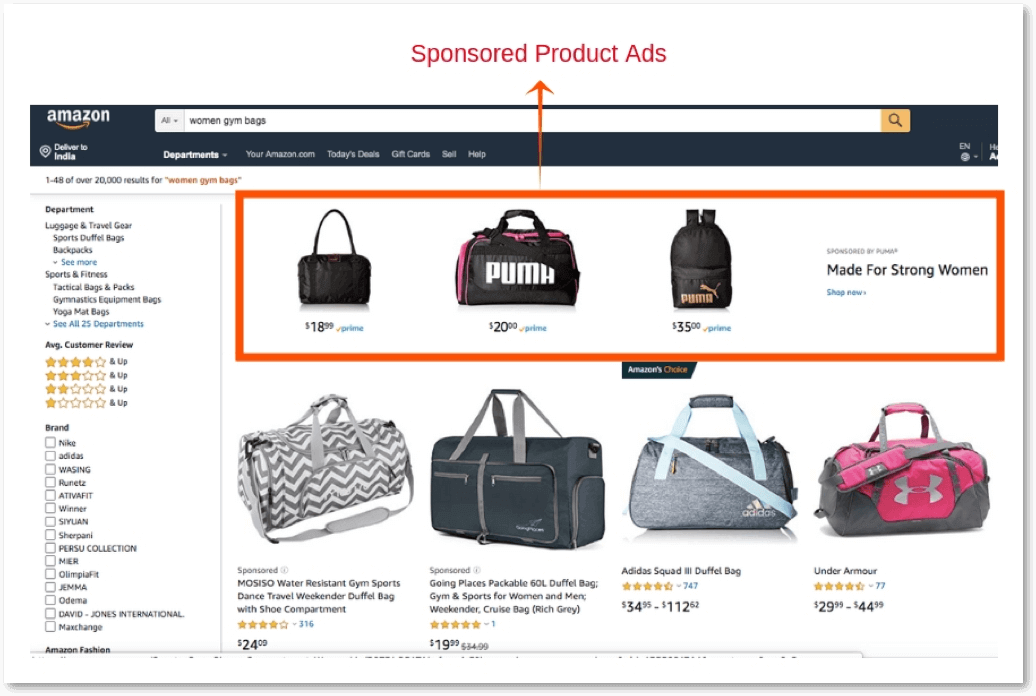 sponsored product ads example 3