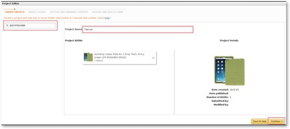 a+ self service modules for vendor central
