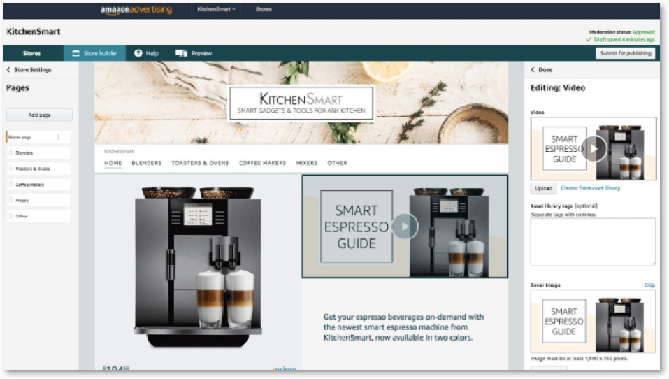 designing amazon store