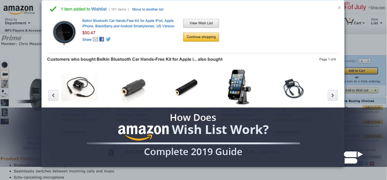 How does amazon wish list work