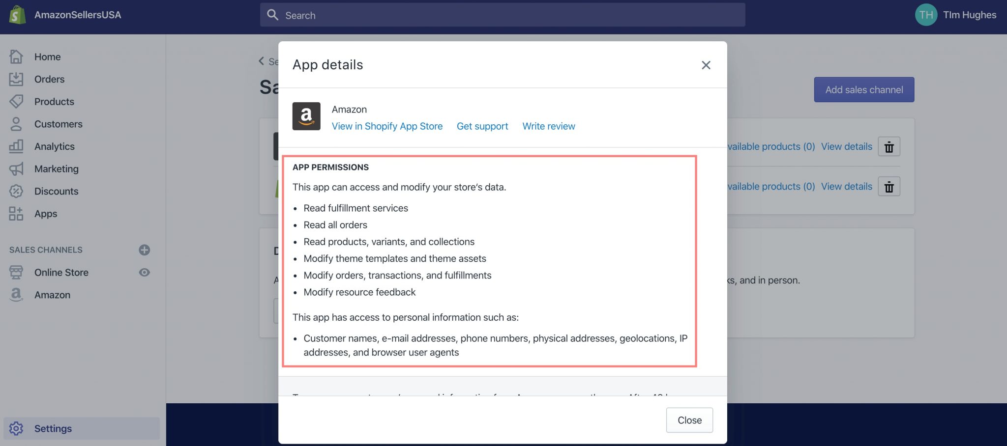 how to link amazon seller account to shopify