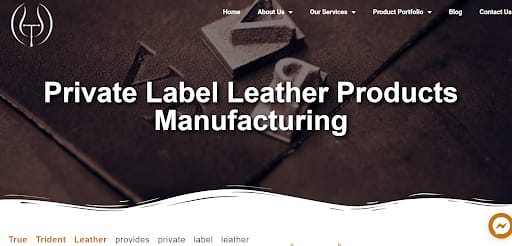 private label leather products manufacturing