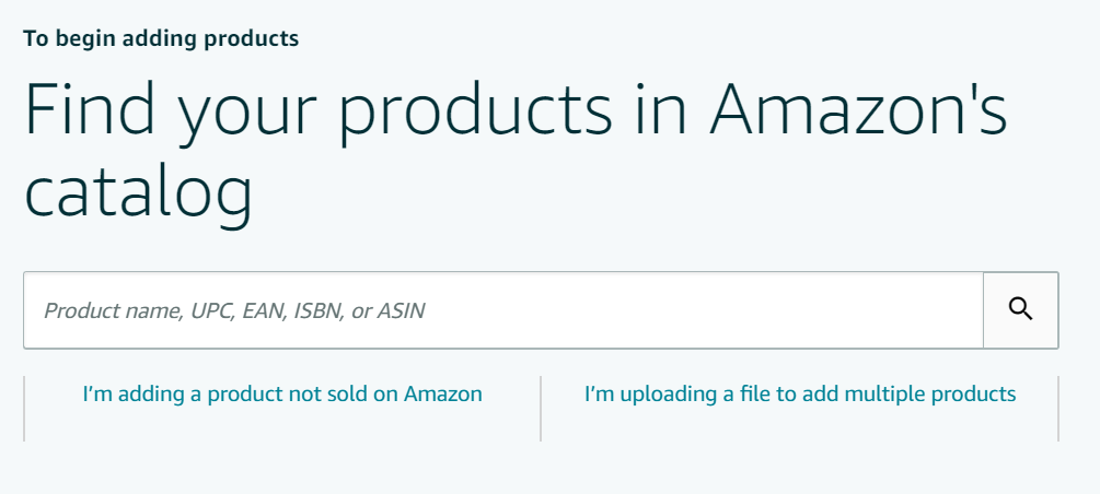 adding product name on amazon seller central