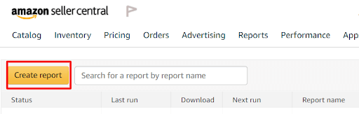 creating amazon search term report