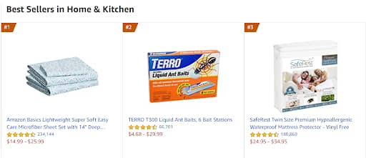 hot selling products on amazon