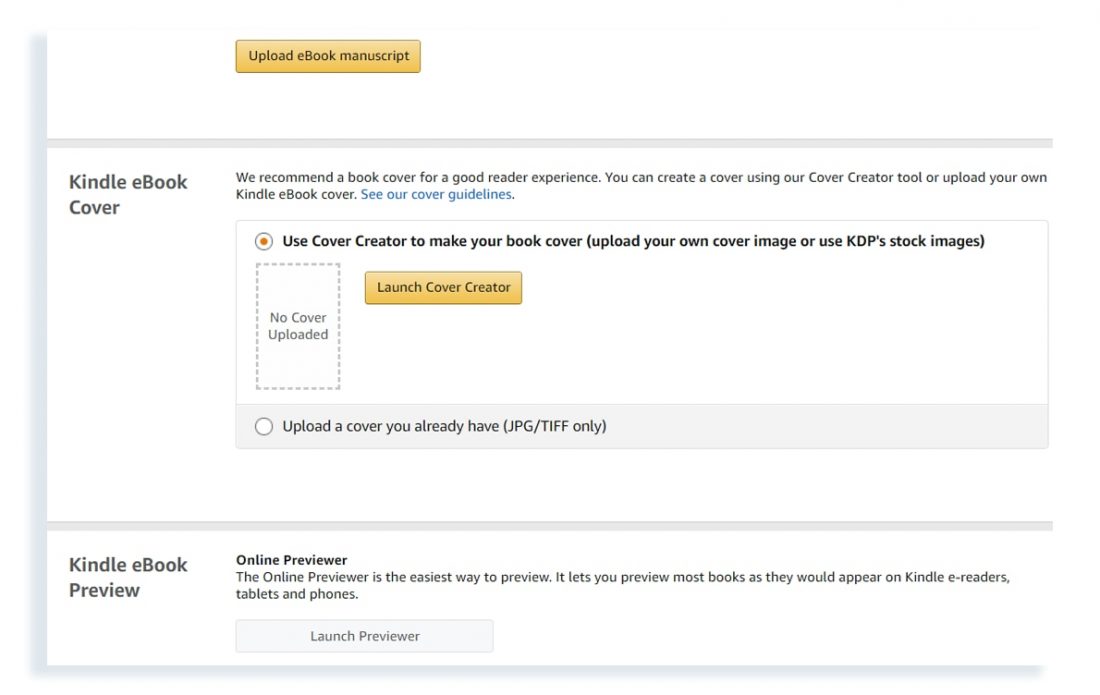 amazon kindle publishing guide