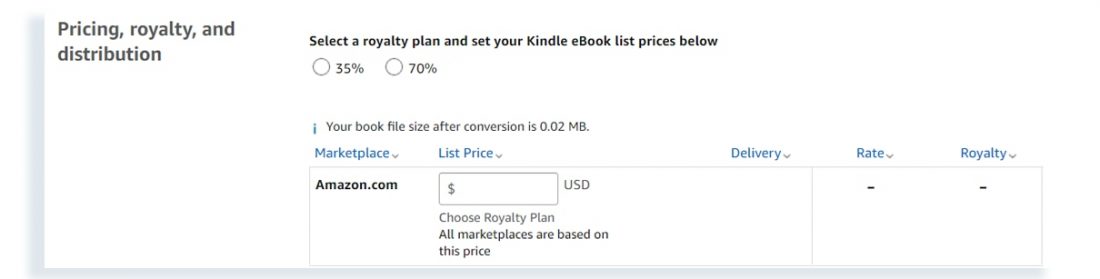 Do You Have An Ebook Pricing Strategy For  Kindle?