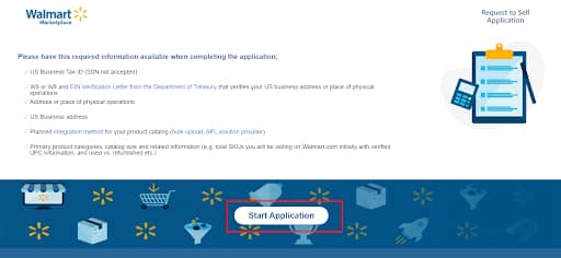 walmart seller application