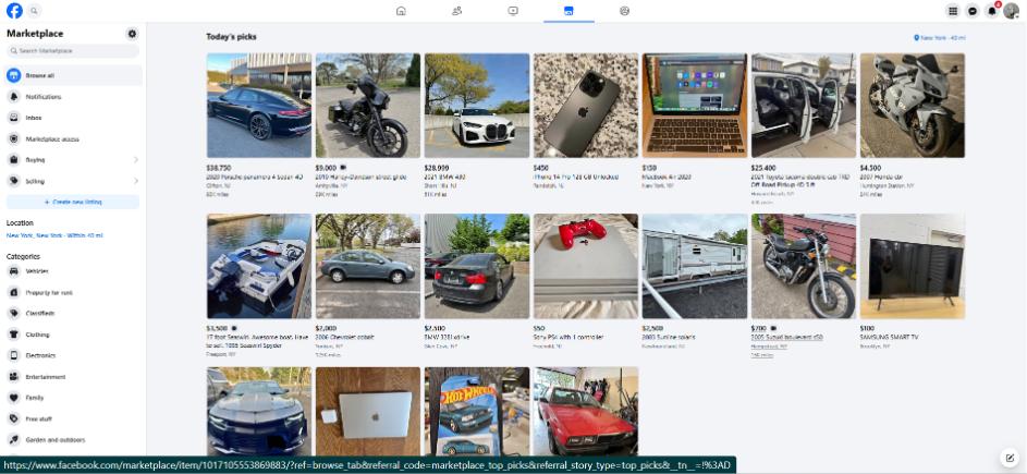 facebook marketplace