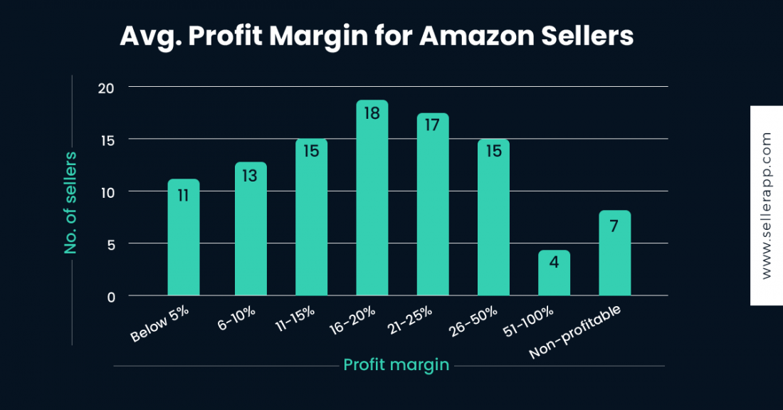 average profit margin for amazon sellers