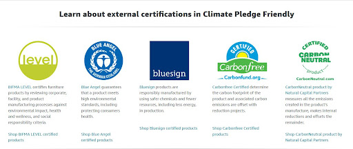 How to earn the Amazon Climate Pledge Friendly Badge