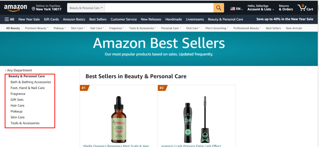 amazon best seller beauty products