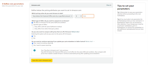 pricing attribute for the marketplace