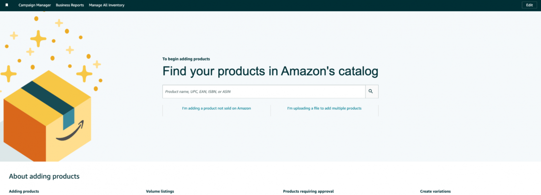 amazon product catelog