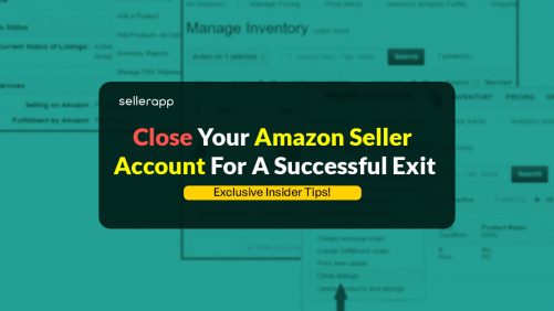 how to close an amazon seller account