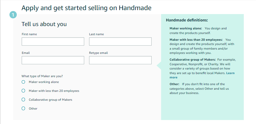 selling handmade products on amazon
