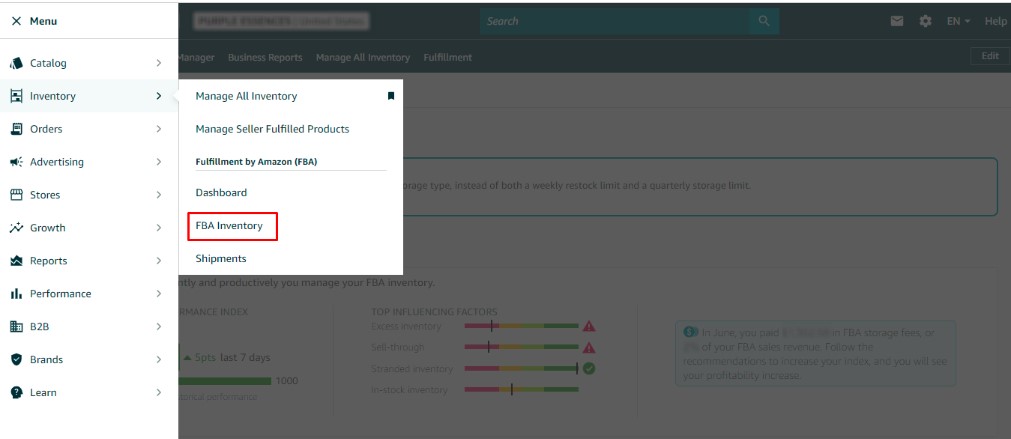 amazon fba inventory
