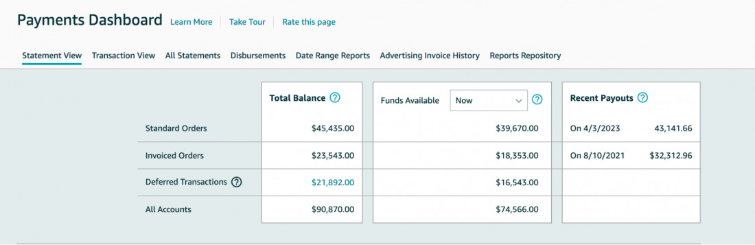 how long do Amazon seller payments take
