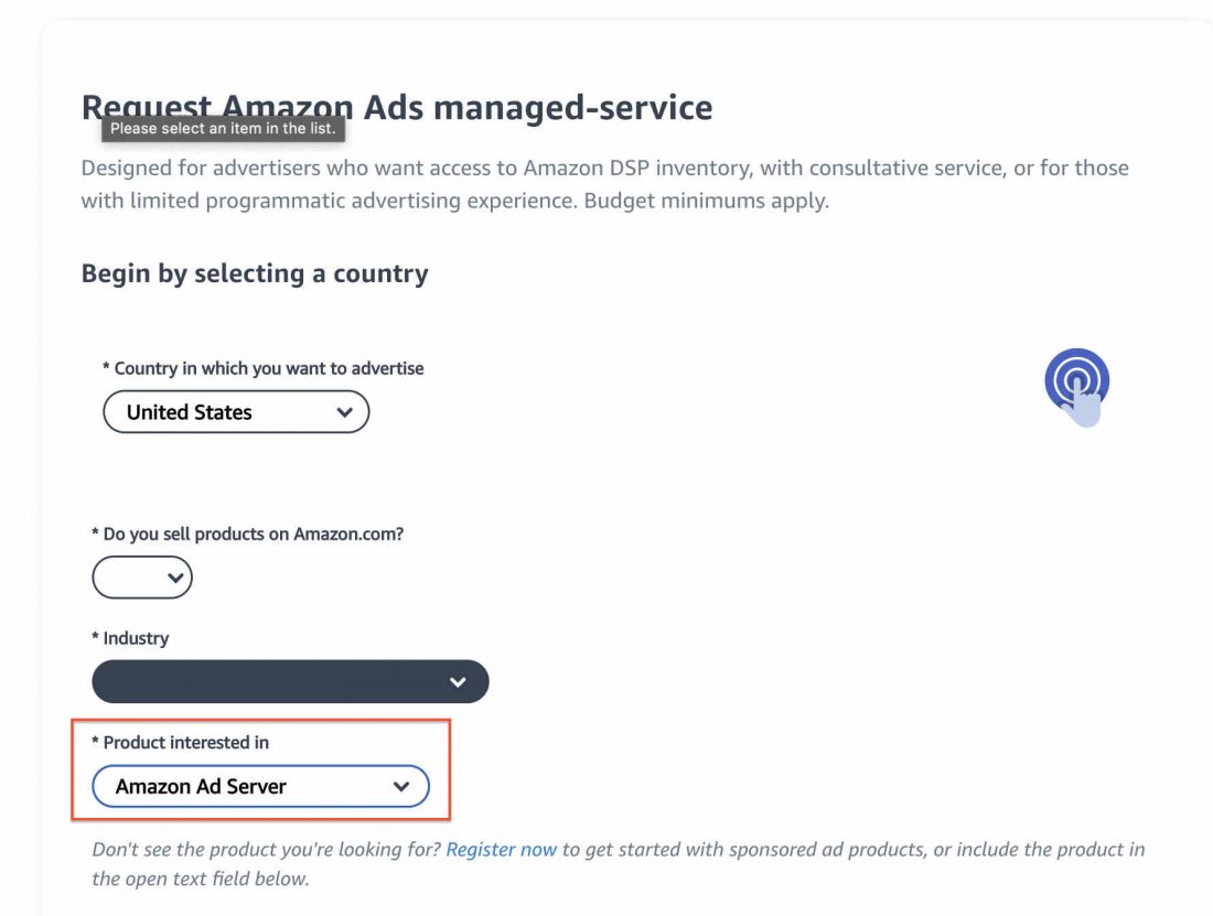 Eligibility Criteria for Amazon Ad Server
