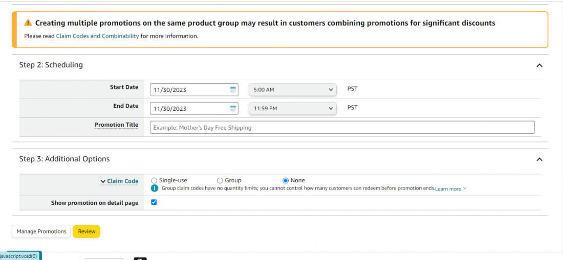 creating amazon product promotions
