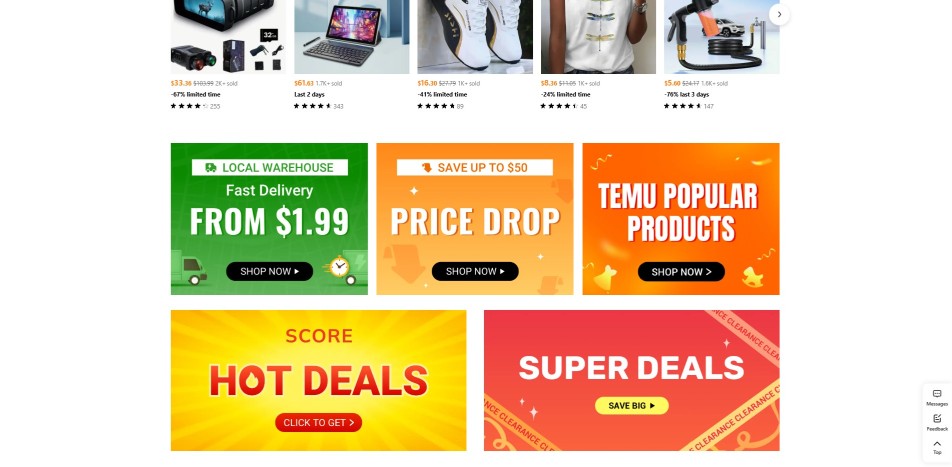 Temu vs Amazon: A Comparison between Business Models, Practices & Strategies 3 temu platforms hot deals 1