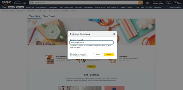 How Does Amazon Wishlist Work & How to Access these Features
