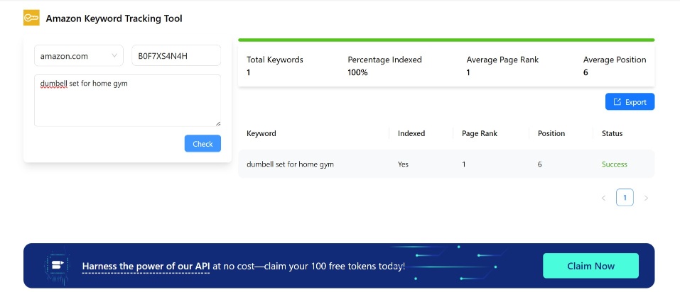 amazon keyword tracking tool