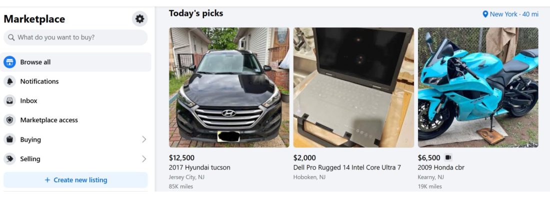 Understanding the Facebook Marketplace