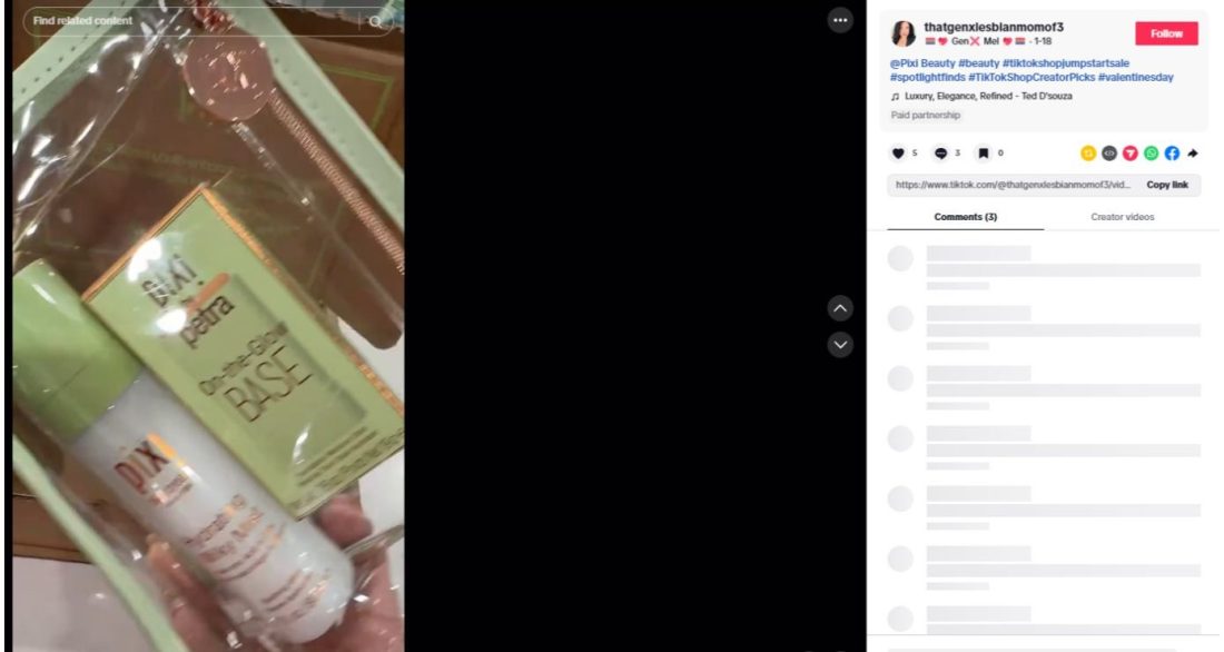 TikTok Shop Affiliate Marketing: How Creators and Sellers Actually Make The Big Bucks 4 pixi beauty 1