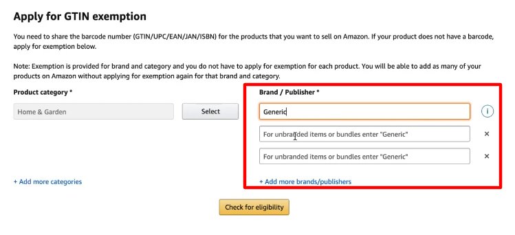 GTIN Exemption on Amazon: A step-by-step guide on how to get approved fast 6 brand publisher generic 1