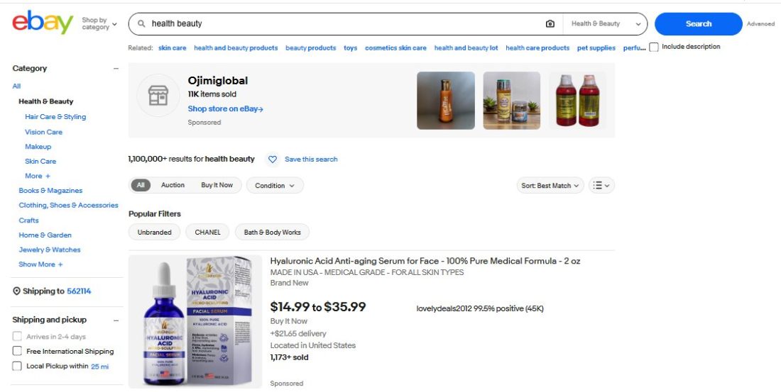 Health, Beauty & Personal Care