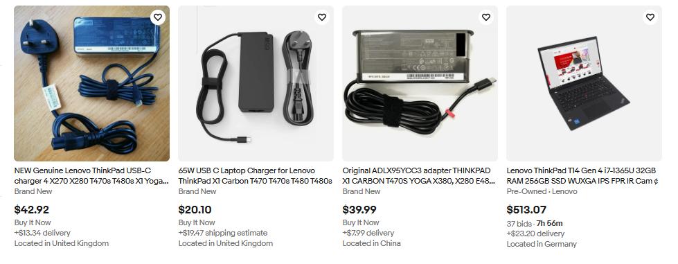 laptop chargers