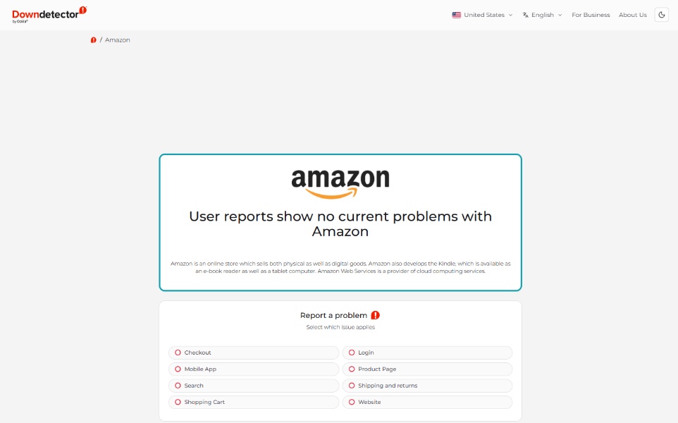 Did Amazon failed to add item to cart? Here is how to fix it 4 Check Downdetector