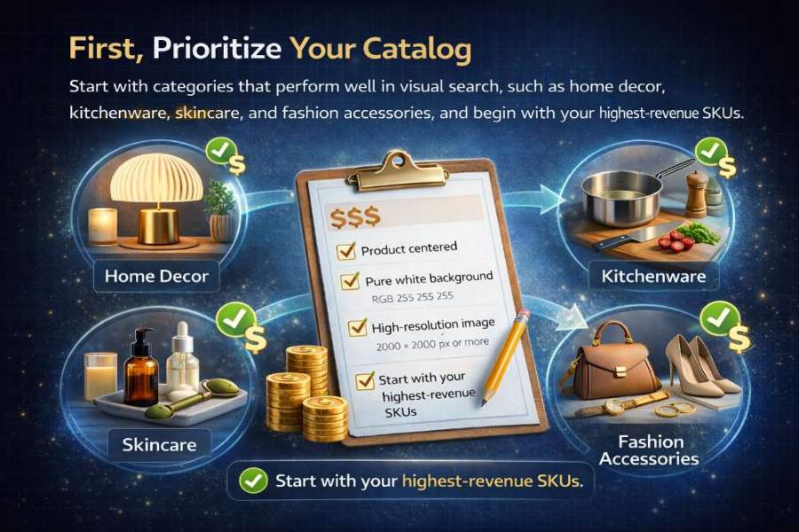 What Is Amazon Lens Live and Why Your Product Images Now Matter More Than Keywords 9 Prioritize your Catlog