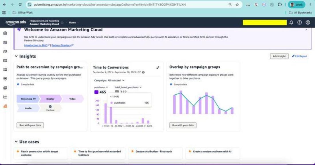 Amazon Ad Budget Planning: A Strategic Framework for PPC, DSP, and AMC Investment 4 AMC path-to-conversion analysis