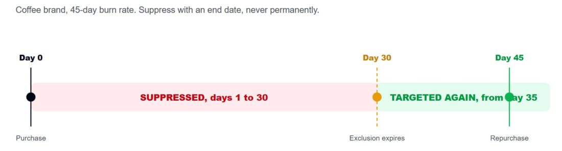 Amazon DSP Audience Suppression: Cutting Waste by Excluding the Wrong Shoppers 4 Amazon DSP retargeting exclusion