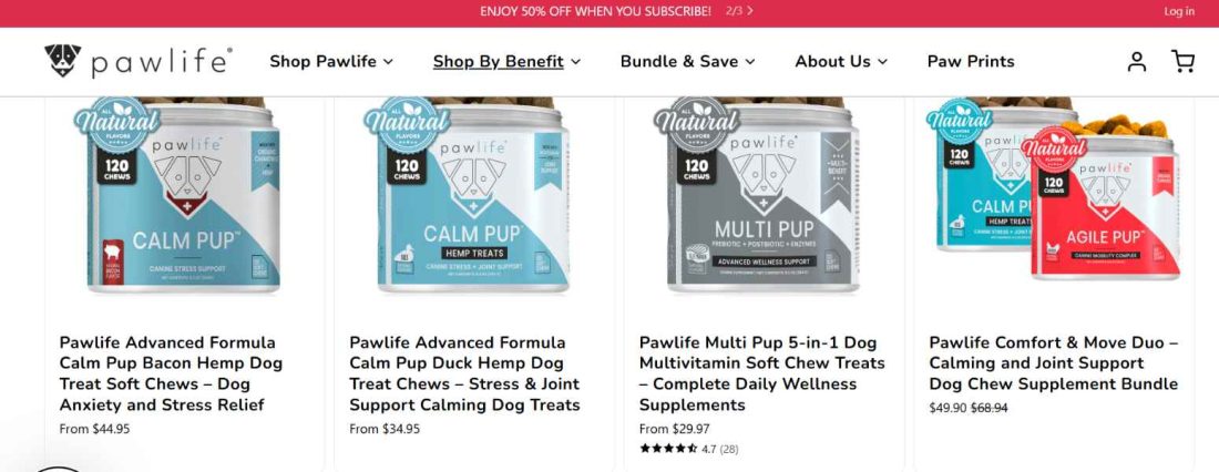Calming treats for anxious dogs