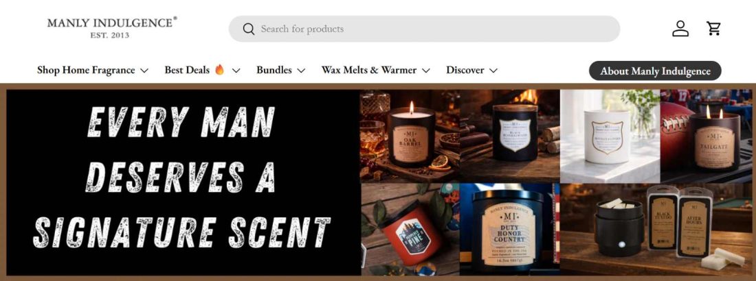 Candles for men