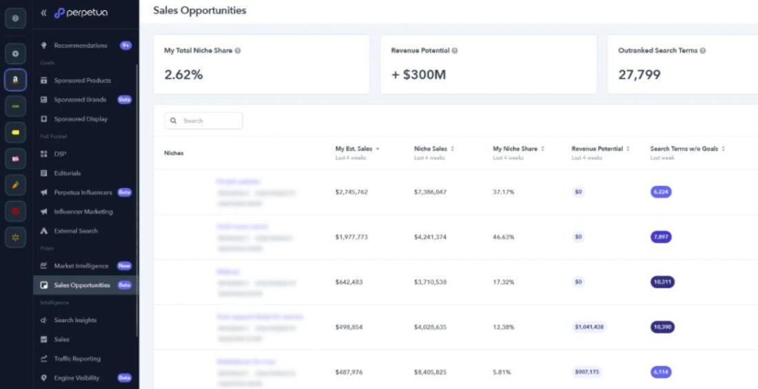 Helium 10 Alternative for Advertising, Profitability, and Growth 7 Perpetua