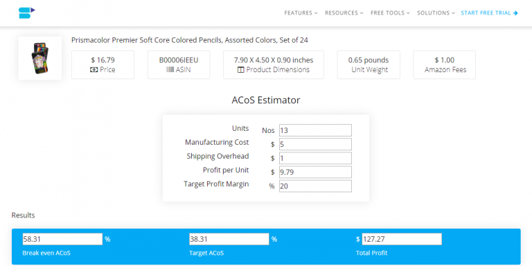 Amazon ACoS and its relation to PPC profits - SellerApp Help ...