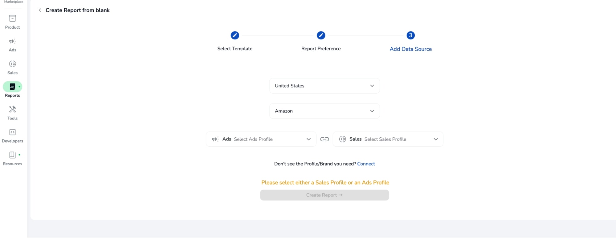 Create Report