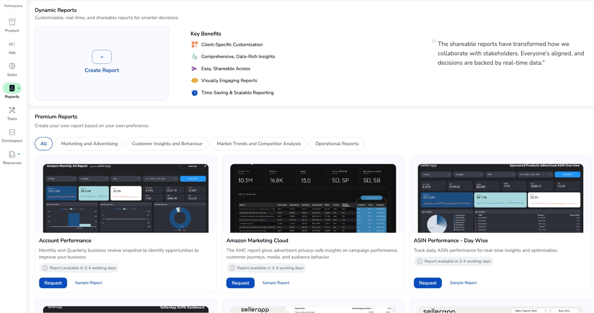 Steps to Create Your Report